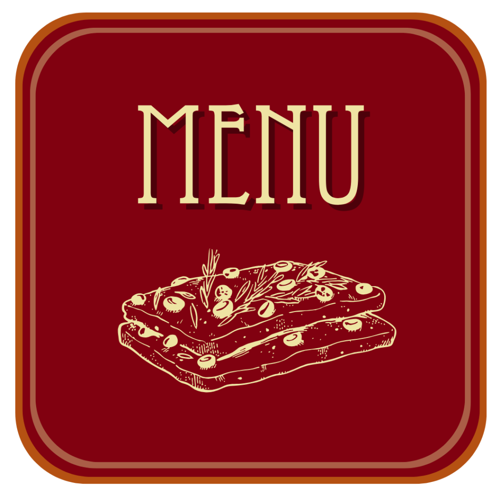 Menukaart Sandwiches Petit Charcuterie